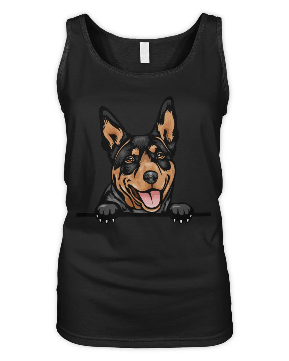 Animal Dog Australian Kelpie Women's Tank Top black s