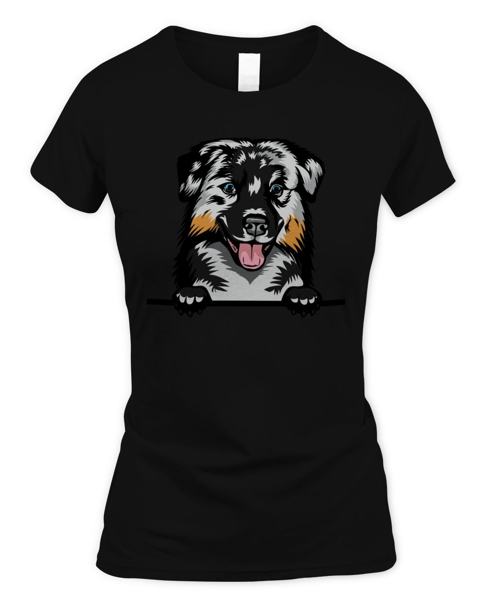 Animal Dog Australian Shepherd Women's Standard T-Shirt black s