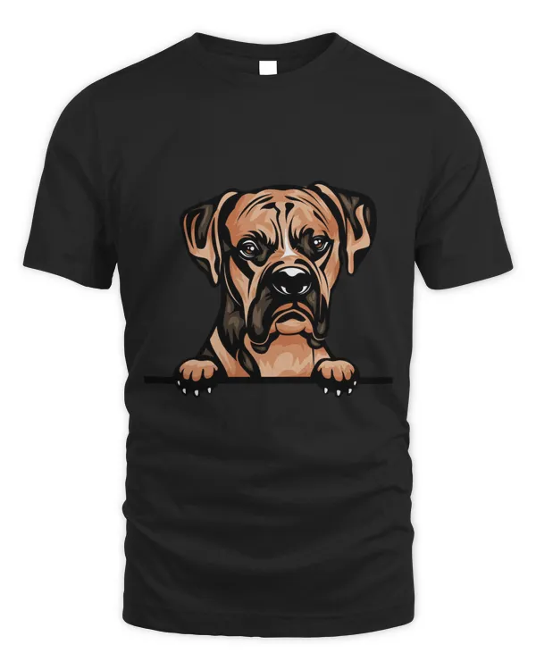 Animal Dog Boxer 6yhkmc Color Peeking